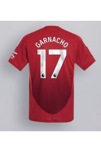 Manchester United Alejandro Garnacho #17 Voetbaltruitje Thuis tenue 2024-25 Korte Mouw